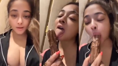 Famous Kiran Actress Seducing Sucking Chocolate Dick